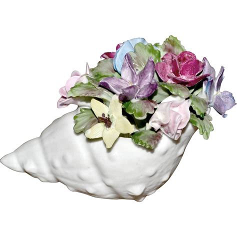 floral bouquet  shell royal adderley china  artsnends  ruby lane