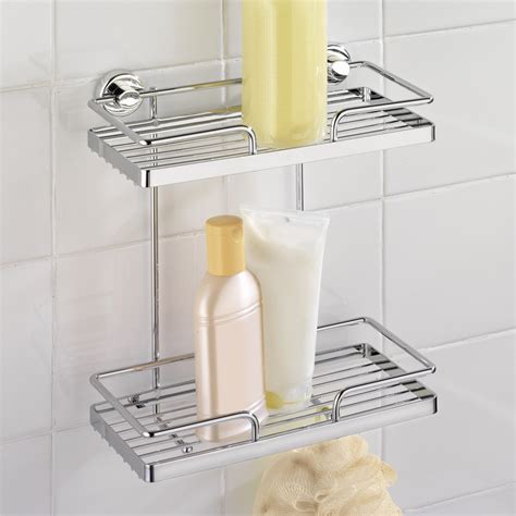 Wenko Sion Metal Wall Mounted Shower Caddy And Reviews Wayfair Uk
