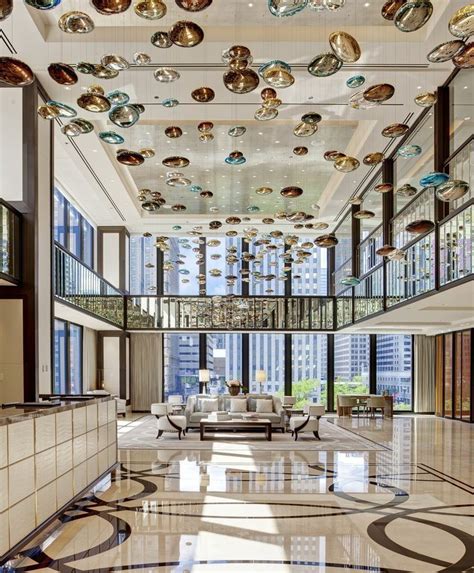lobby facing  chicago river   langham chicago photo  mike