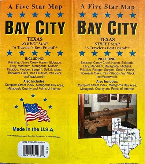 bay city texas street map gm johnson maps