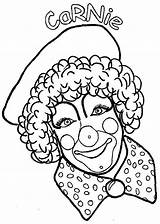 Clown Coloring Characters Carnie Kb sketch template