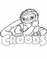 Croods Coloring Pages Poster Movie Kids Color Colour Visit Choose Board sketch template