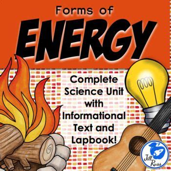 energy unit  lapbook  informational text  jill russ teachers pay teachers