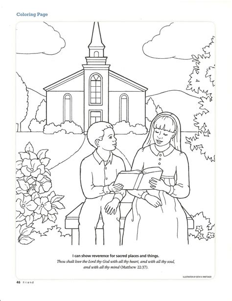 coloring page church londontenewton