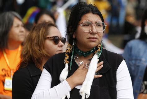 Indigenous Canadians Seek Support From Catholics Pope To Fight