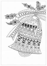 Zentangle Cloche Adulte Erwachsene Justcolor Malbuch Colorier Mandalas Imprimé Adultos sketch template