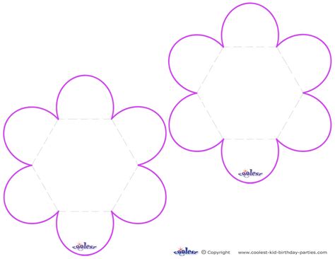 printable small flower template flower template