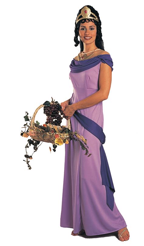 Grecian Goddess Hestia Greek Roman Purple Toga Women Costume