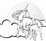 Unicorn Coloring Pages Printable Rainbow Fat Girls Color Pdf Cool Hard Cute Getcolorings Getdrawings Pag Colorings Print Little Two sketch template