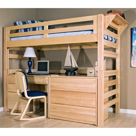 loft bed  desk designs features inoutinterior