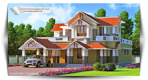 kerala house design   sqft