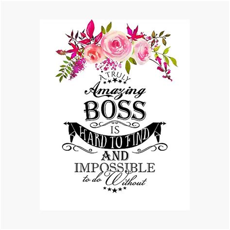 Truly Amazing Boss Appreciation Day Photographic Print For Sale By