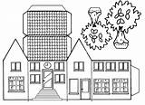 Paper Huis Bouwplaat House Template Houses 3d Printable Cardboard Google Zoeken Knutselen Papier Gingerbread Voor Nl Kerst Crafts French Huizen sketch template