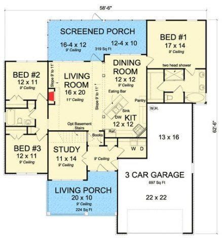 ideas house plans  sq ft open concept master suite modular home plans  bedroom