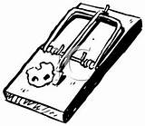 Trap Clipart Mouse Mousetrap Clip Cartoon Moral End Story Clipground sketch template