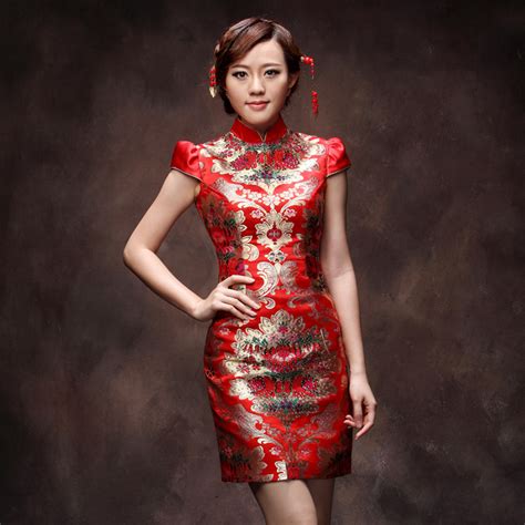 new 2014 female women dress brocade bride cheongsam fashion quality