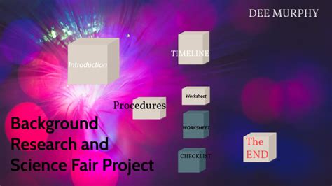 background research  science fair project
