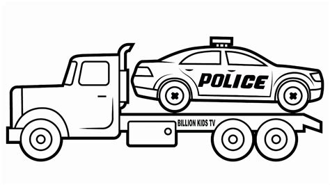 police tow truck drawing warehouse  ideas