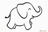 Coloring Pages Elephant Outline Piggie Gerald Elephants Annette Lux Baby Divyajanani Printable sketch template