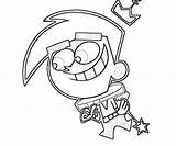 Squad Cosmo Fairly Oddparents Timmy Smile Insertion sketch template