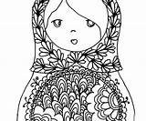 Coloring Pages Adult Russian Dolls Doll Getcolorings Awesome Going Today Thegoodstuff sketch template