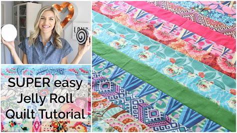 easy beginner quilting tutorial   jelly roll youtube