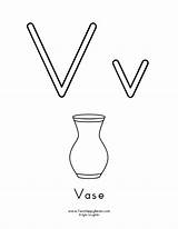 Letter Coloring Lower Case Vase Upper Color Learn Choose Board Alphabet Pages sketch template