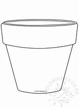 Pot Flower Coloring Template Pots Templates Pages Printable Shape Elegant Psd Illustrator Eps Ai Vector Merrychristmaswishes Info Birijus sketch template