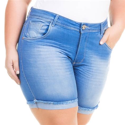 kit 03 shorts jeans feminino cintura alta hot pant r 138 93 em