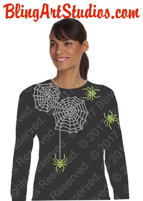 piece halloween iron  transfers spiders  spiderwebs etsy