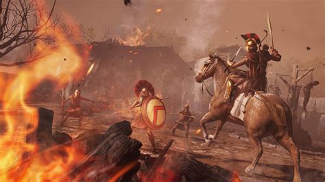 Assassins Creed Odyssey Battle Hd Games 4k Wallpapers