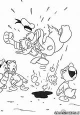 Kwek Kwik Donald Donaldduck Kleurplaten Trickfilmfiguren Kwak Malvorlage sketch template