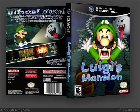 Luigi S Mansion Gamecube Box Art Cover By Twistedtinkertoy