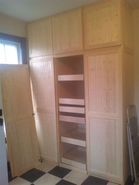 custom  wall pantry cabinets  wooden   nice custommadecom
