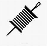 Needle Recognition Coloring Icon Pattern Thread Clipartkey sketch template