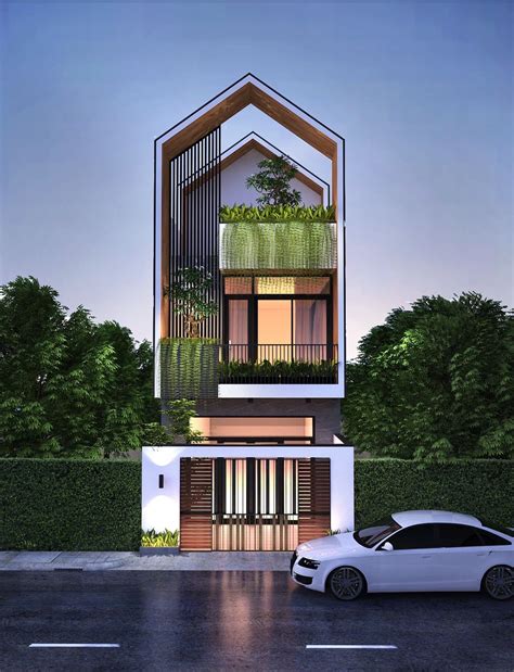 design ideas  narrow houses