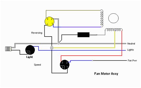 hunter ceiling fan  speed capacitor wiring diagram
