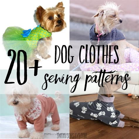 cutest paid  printable dog clothes patterns swoodson