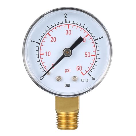 pool filter pressure gauge   psi  bar  dial  npt