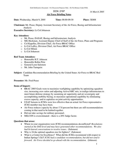 air force briefing template