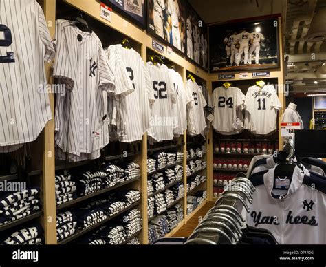 york yankees jerseys modells sporting goods store interior nyc