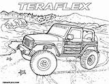 Jeep Teraflex sketch template