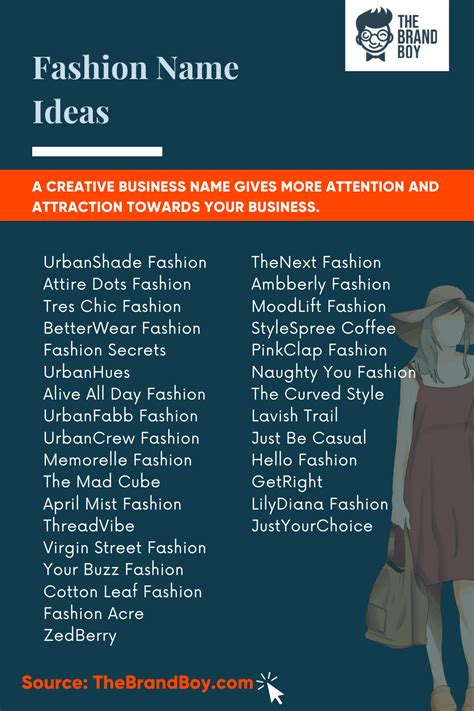 fashion store names ideas generator guide brandboy