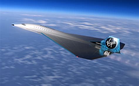virgin galactic unveils concept  supersonic airplane