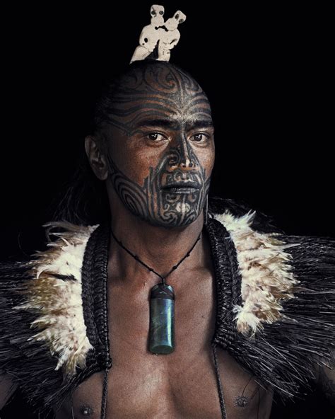 white wolf stunning portraits   maori people  photographer