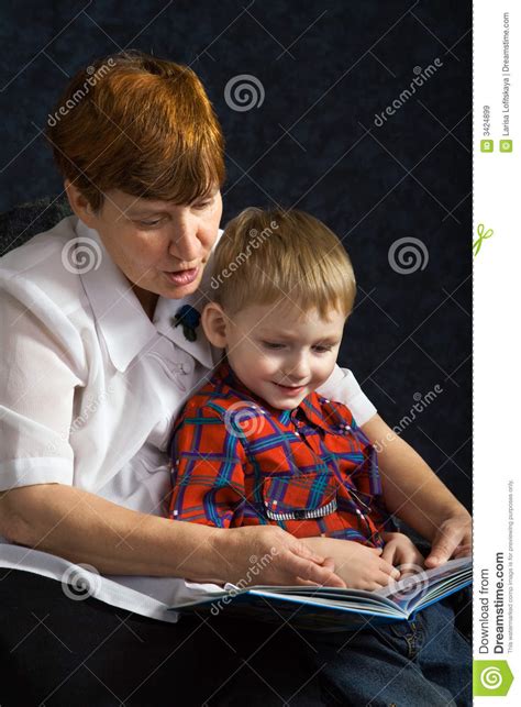 grandmother and grandson royalty free stock images image 3424899