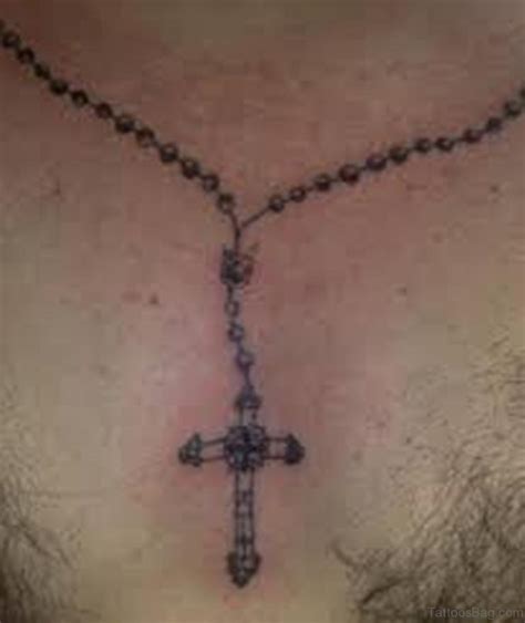 50 Best Rosary Tattoos On Chest Tattoo Designs –