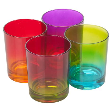 4 8 12 Bormioli Rocco Multicolour Drinking Glasses 25cl Cocktail