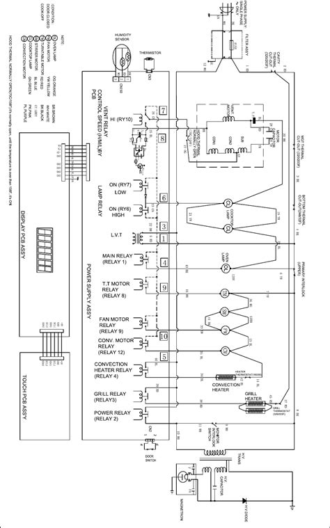 diagram electrical wiring diagrams  microwave mydiagramonline