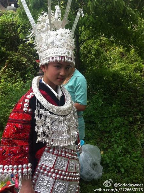 This Is A Traditional Beautiful Costume Of Miao People In